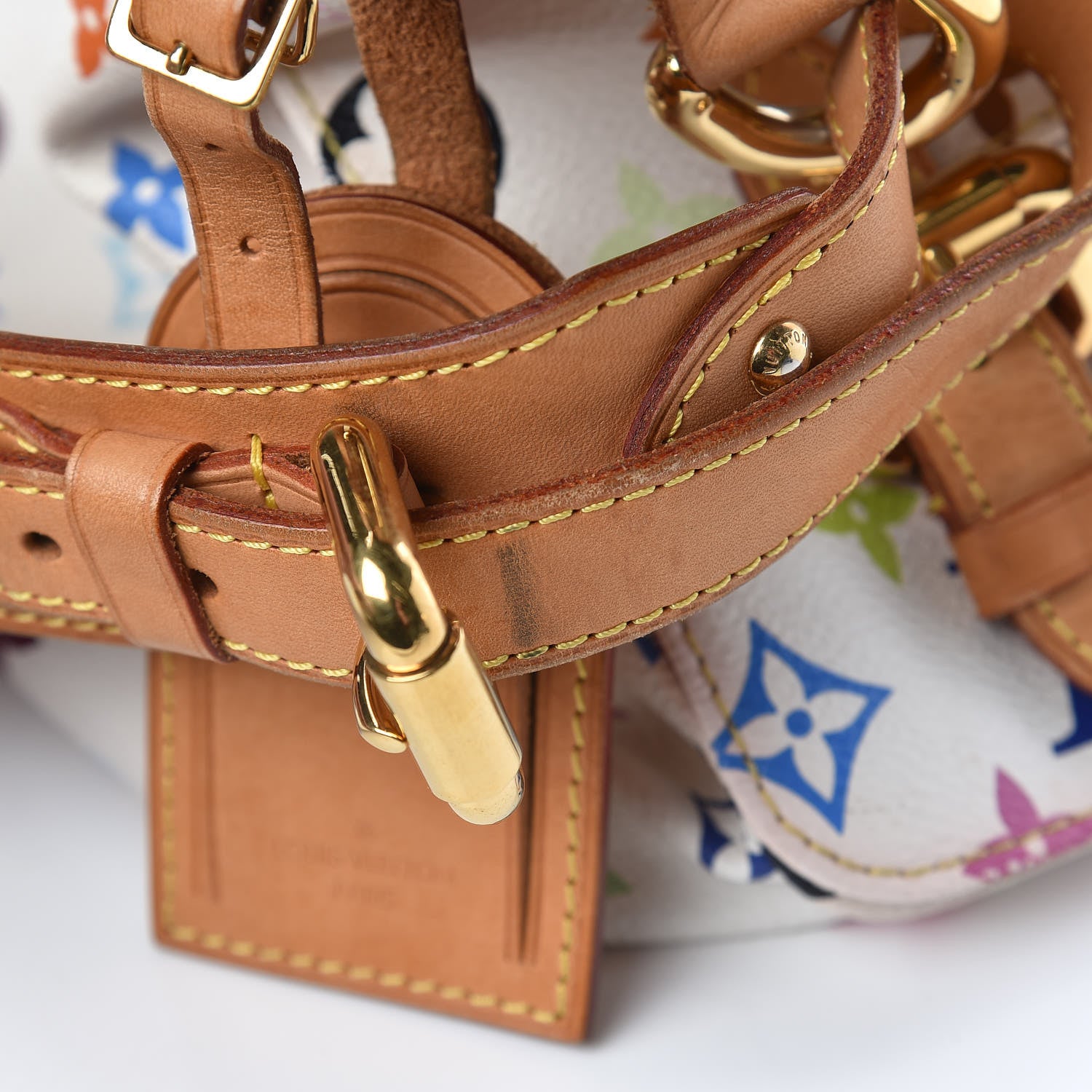Louis Vuitton Monogram Multicolor Petit Noe White 10 of 14