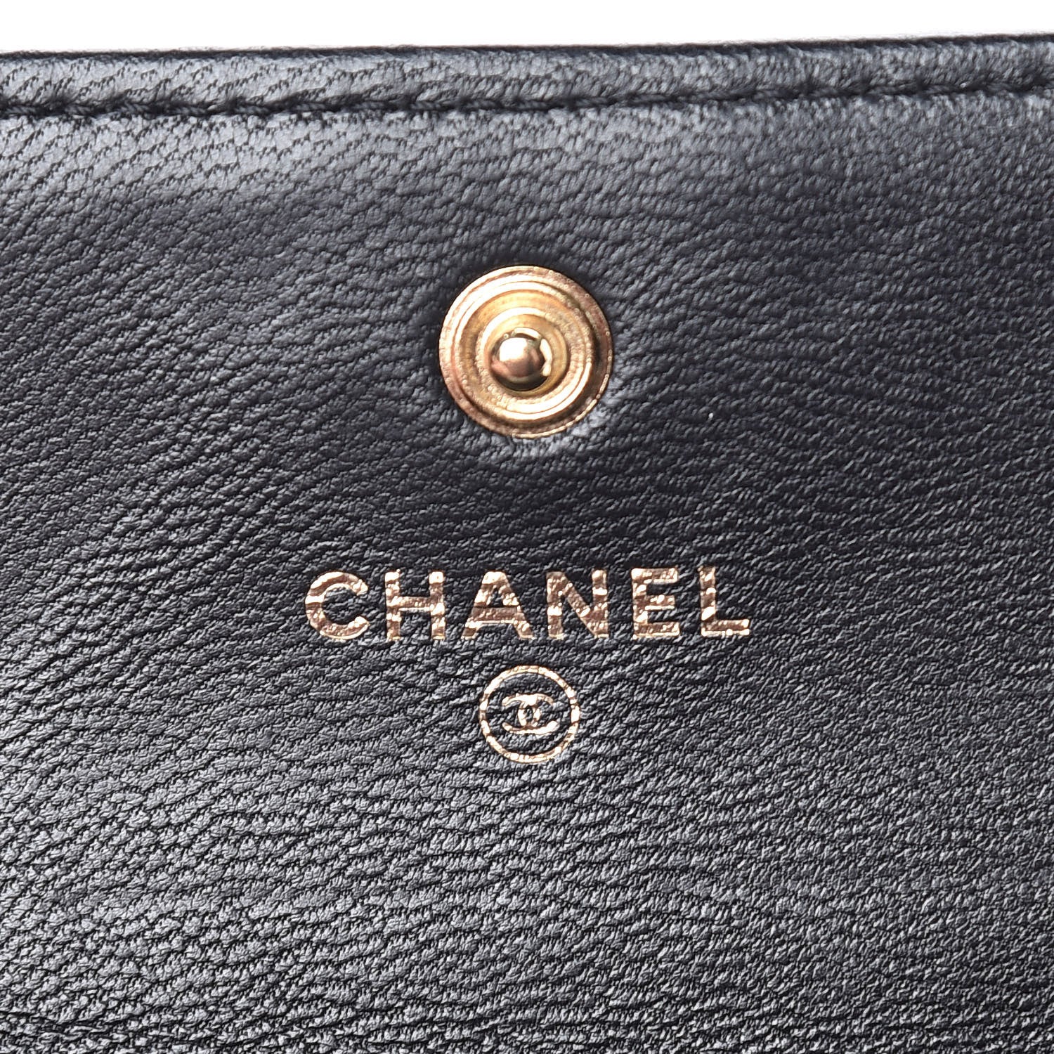 Chanel Lambskin Quilted Medium Boy Flap Wallet Black 6 of 9
