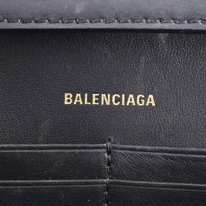 Balenciaga Shiny Box Calfskin Hourglass Chain Bag Black 6 of 10