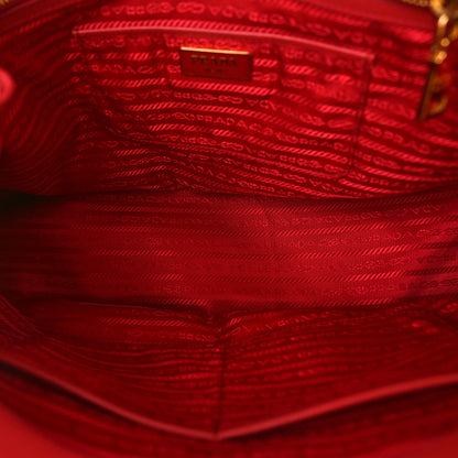 Prada Saffiano Large Galleria Double Zip Tote Fuoco 5 of 8