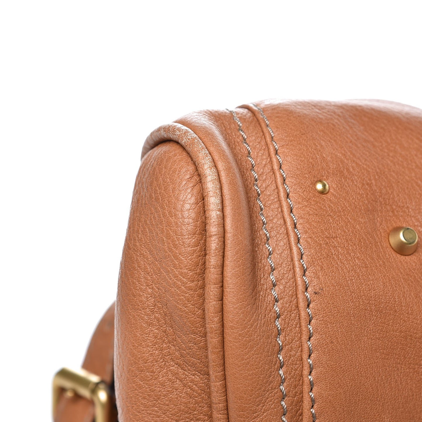 Calfskin Medium Paddington Satchel Nut