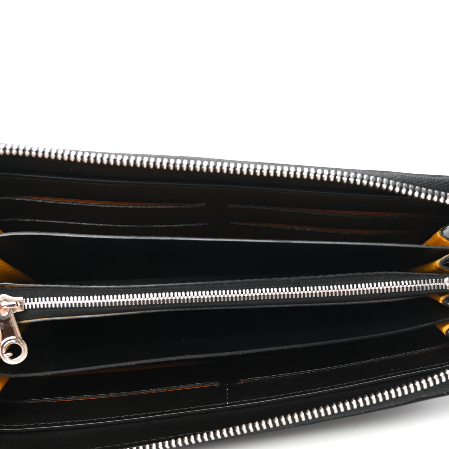 Goyardine Matignon Zip Around GM Wallet Black