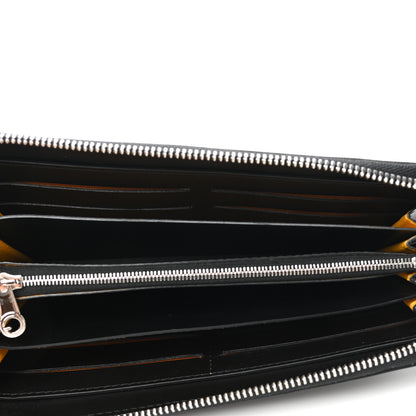 Goyard Goyardine Matignon Zip Around GM Wallet Black 5 of 6