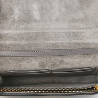 Christian Dior Calfskin J'Adior Wallet on Chain Pouch Grey 7 of 8