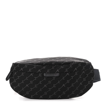 Stella McCartney Eco Padded Nylon Logo Falabella Bum Bag Black 1 of 8