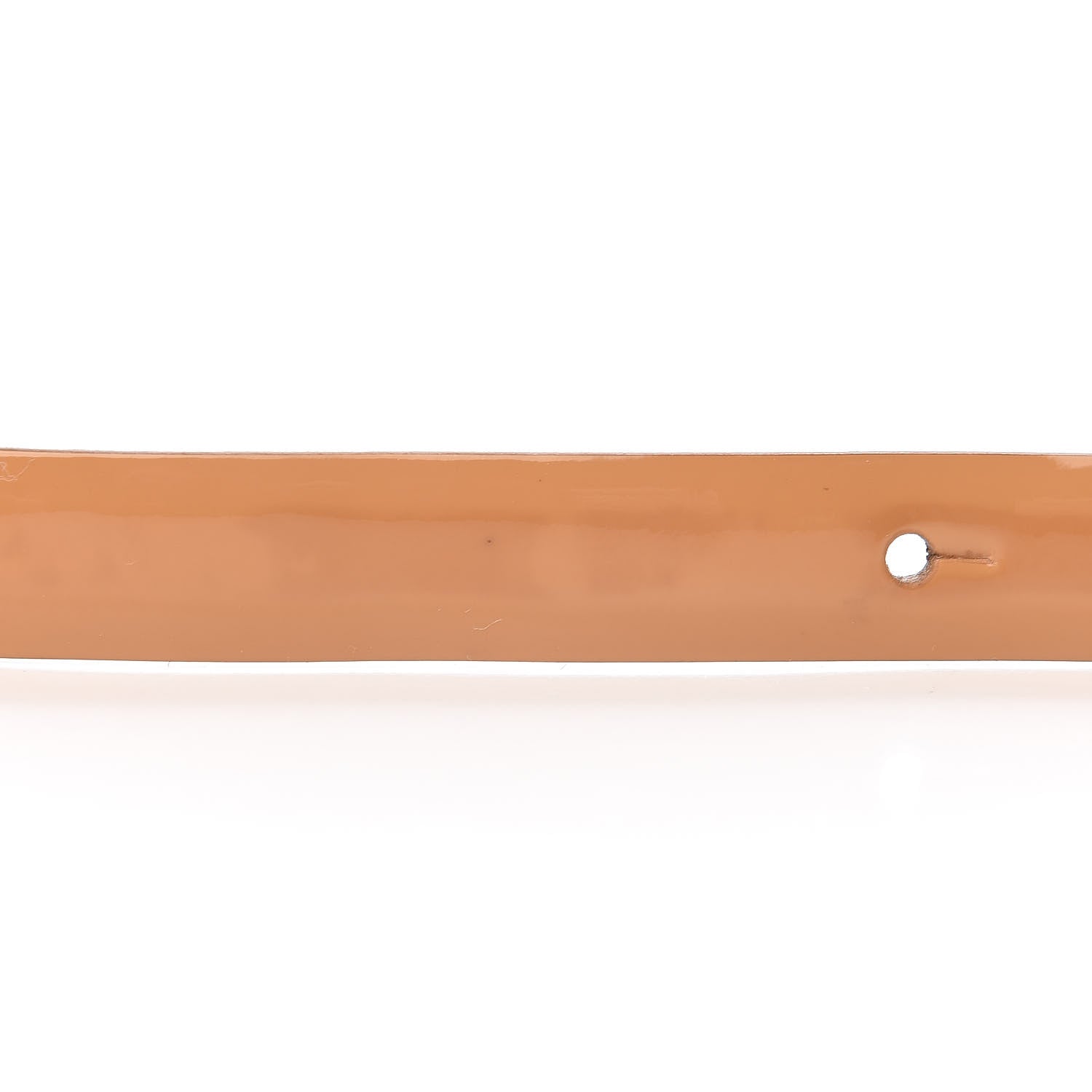 Chanel Patent CC Logo Skinny Belt 95 38 Beige 9 of 12