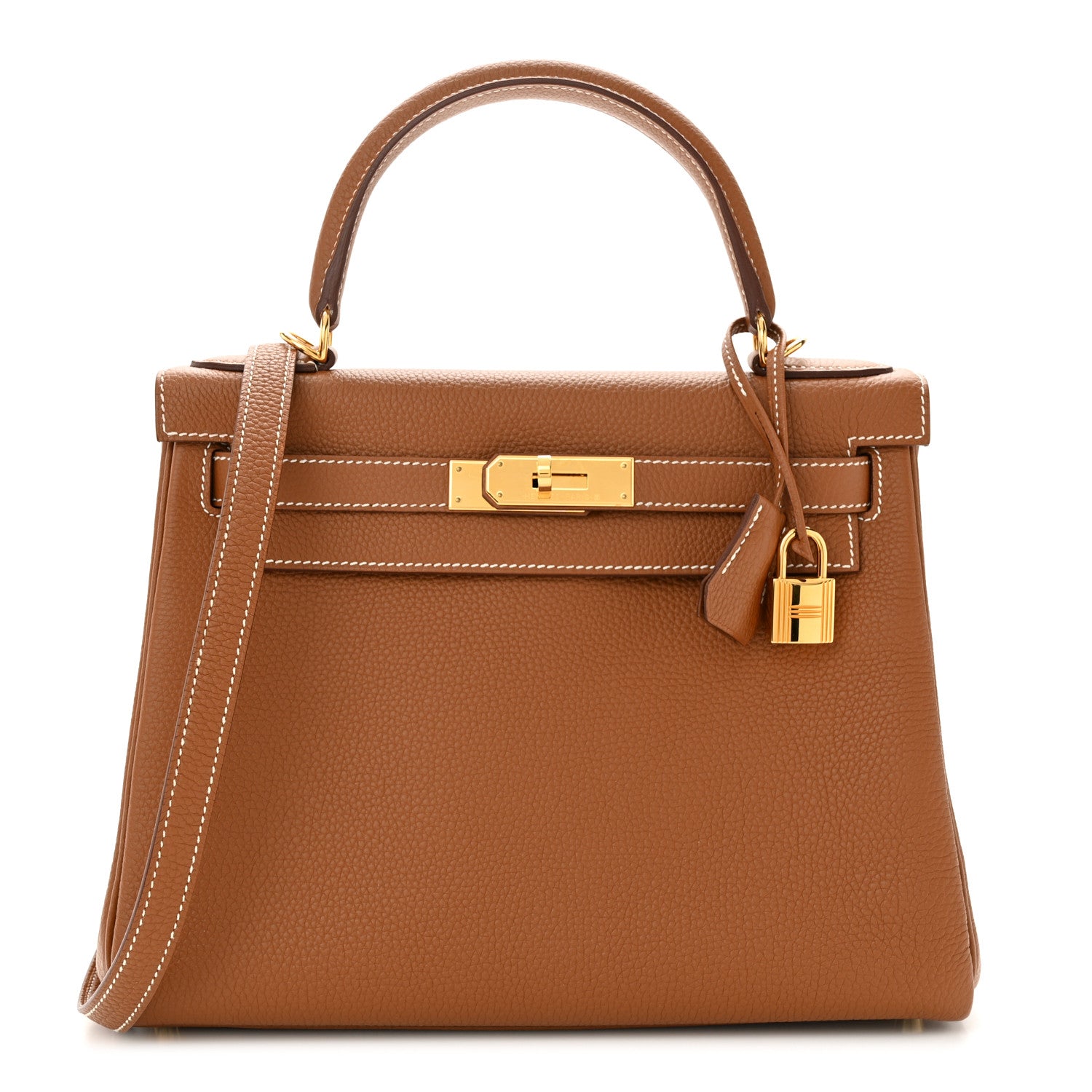 Hermes Togo Kelly Retourne 28 Gold 1 of 11