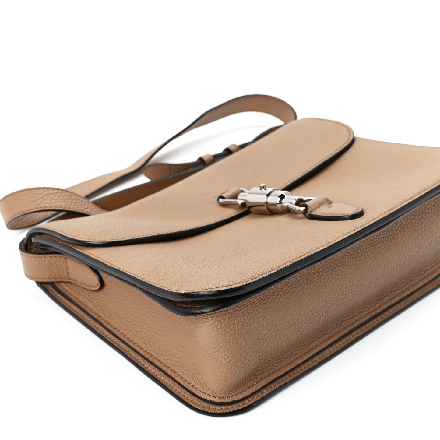 Grand Prix Calfskin Small Jackie Shoulder Bag Classic Camel