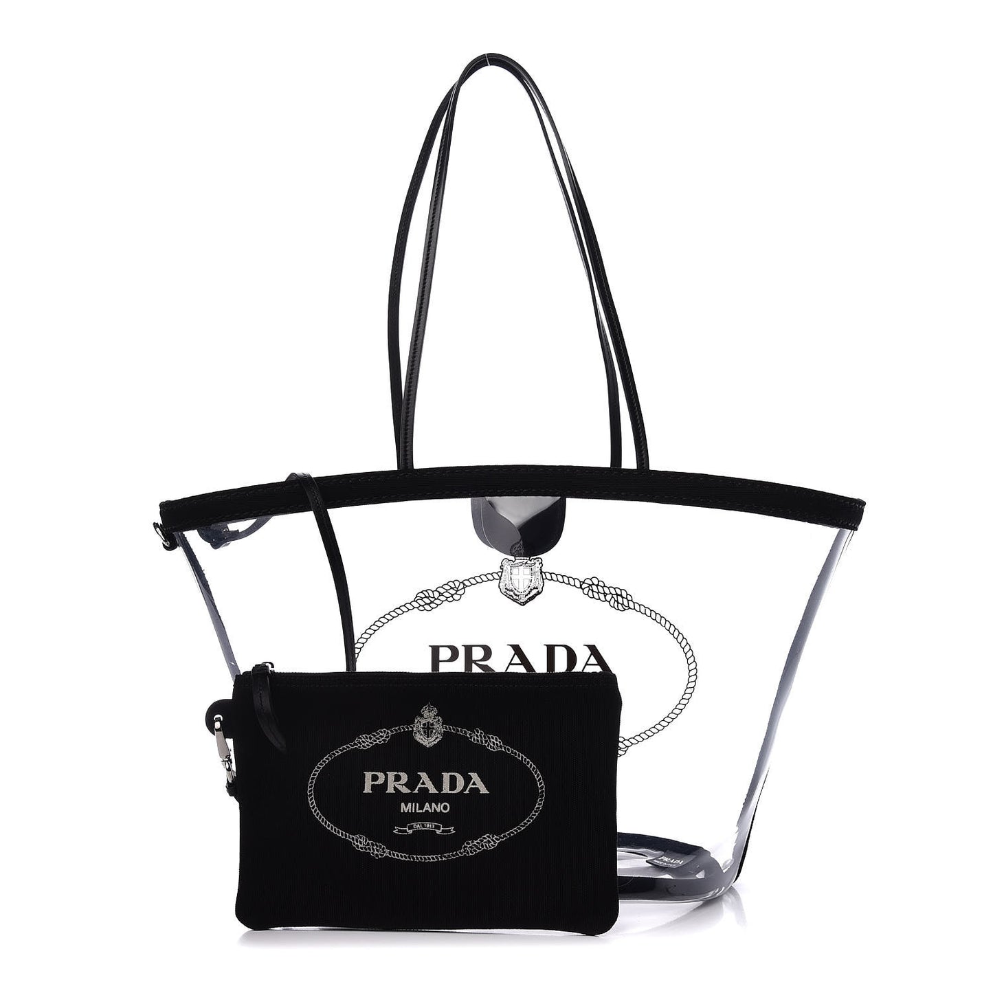 Plexiglass Canapa Shopper Tote Black