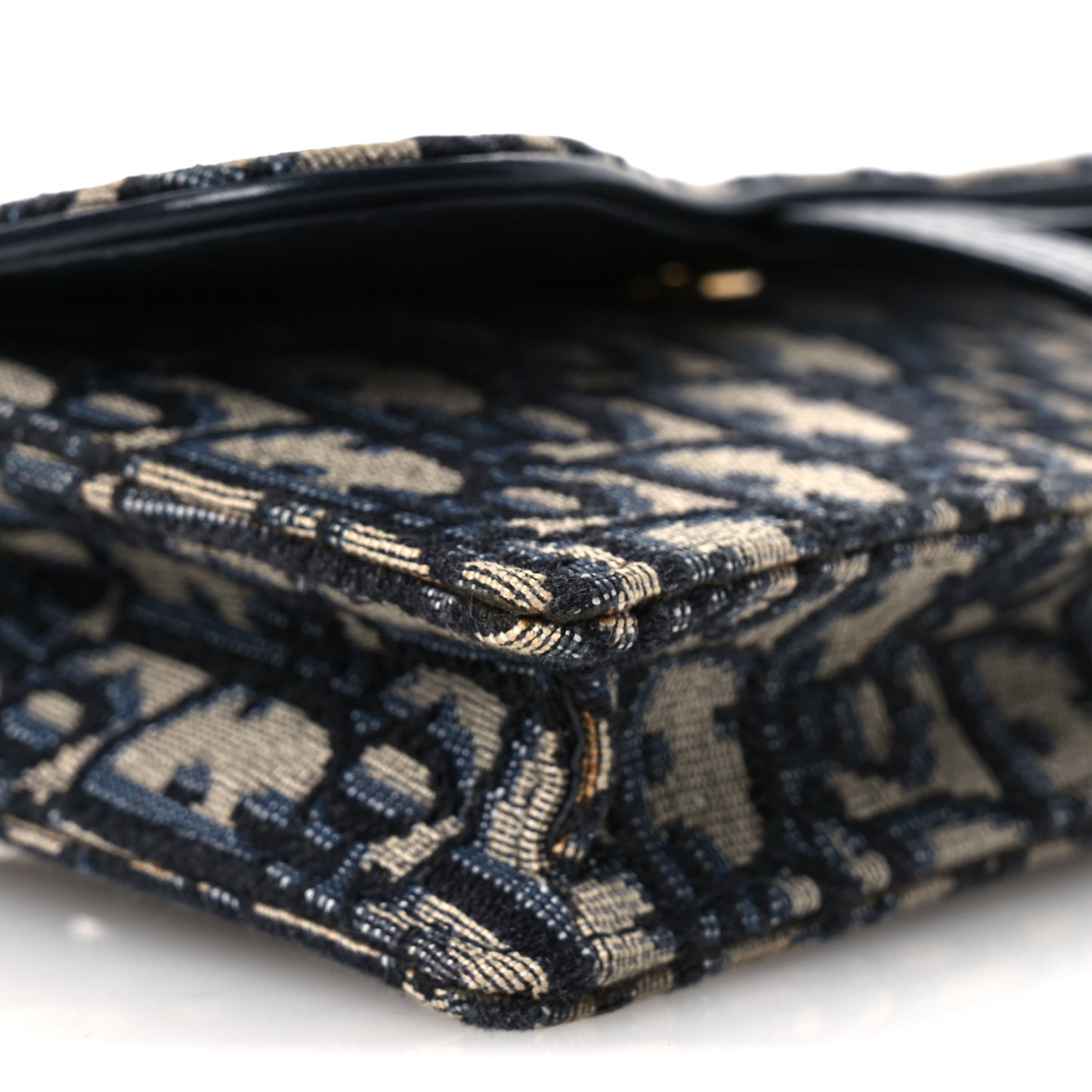 Oblique Saddle Belt Bag Blue