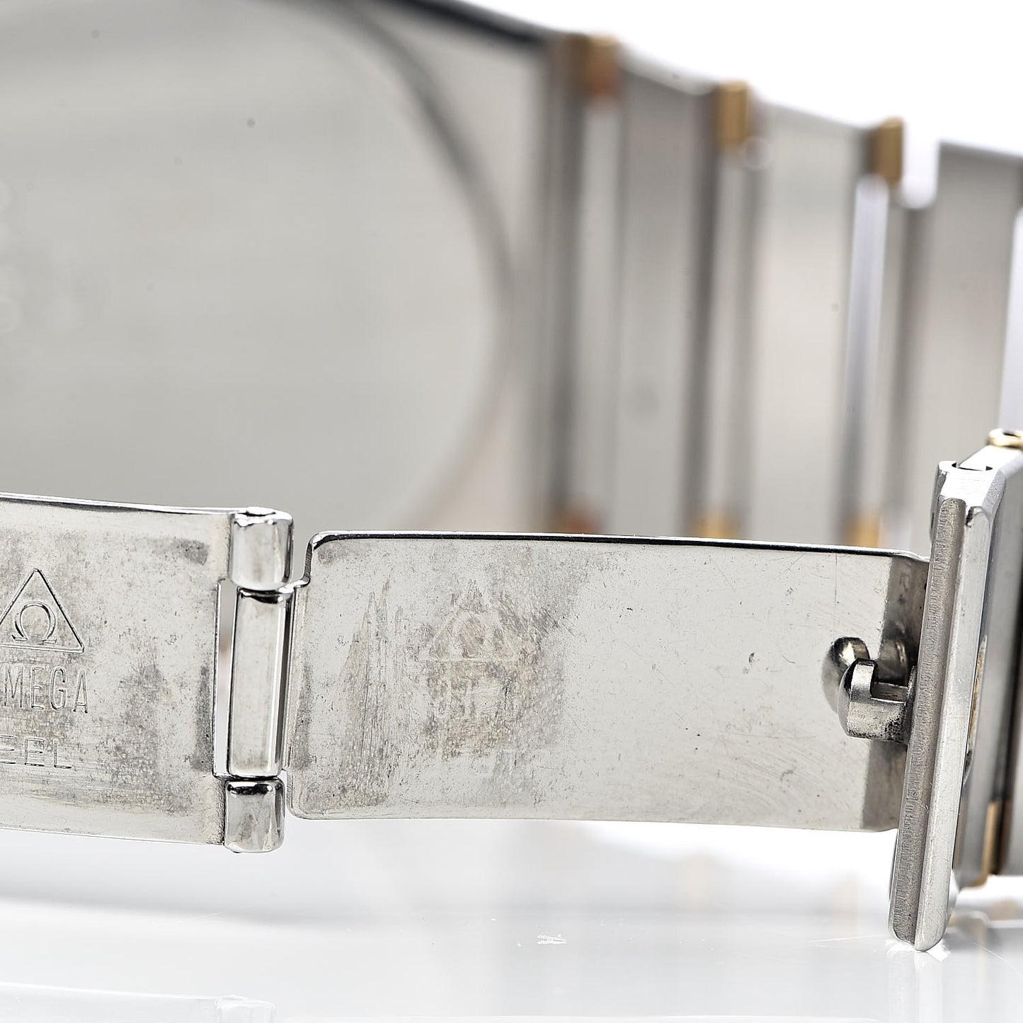 Stainless Steel 18K Yellow Gold 33mm Constellation Quartz Watch Champagne 796.1180