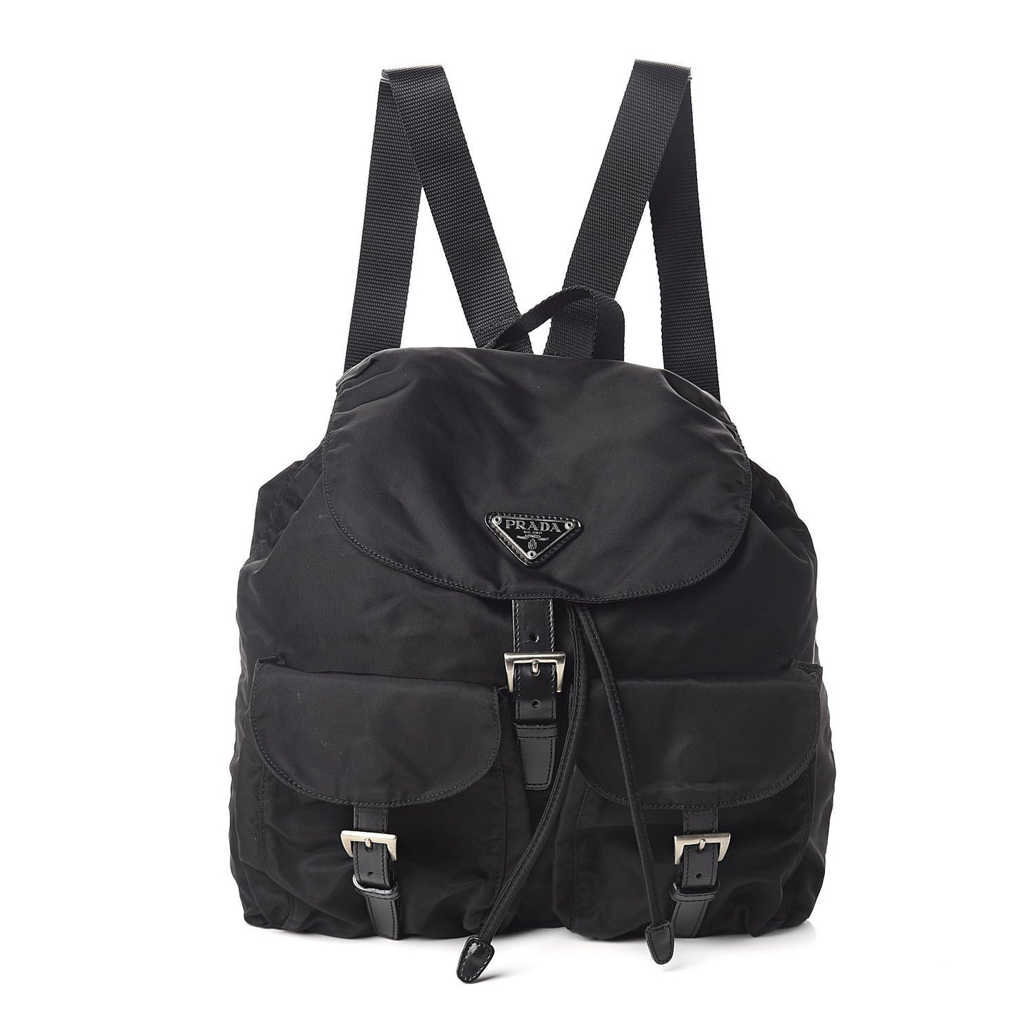 Nylon Vela Medium Backpack Black
