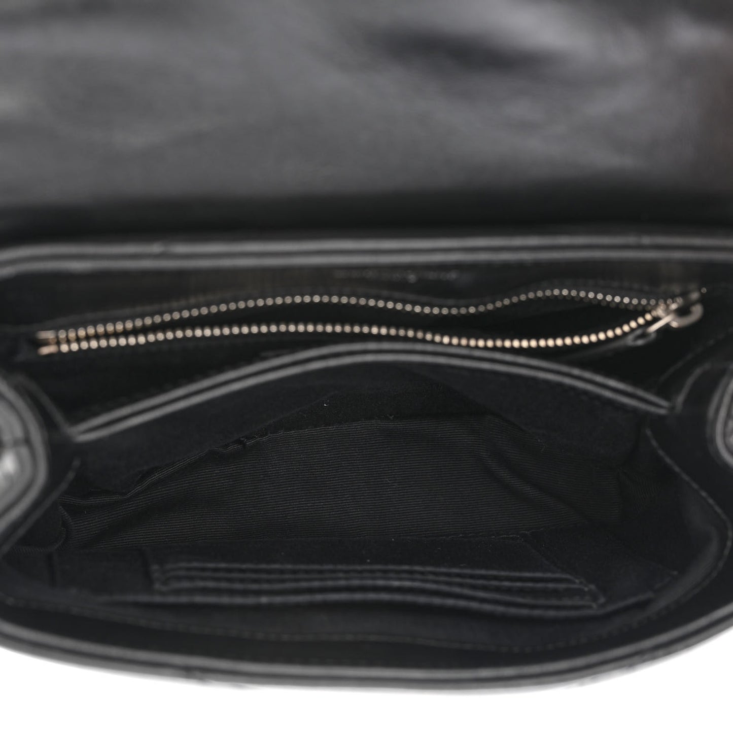 Calfskin Y Quilted Monogram Toy Loulou Crossbody Bag Black
