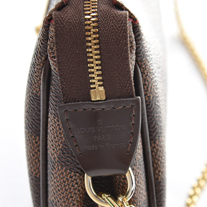Louis Vuitton Damier Ebene Eva Clutch 6 of 11