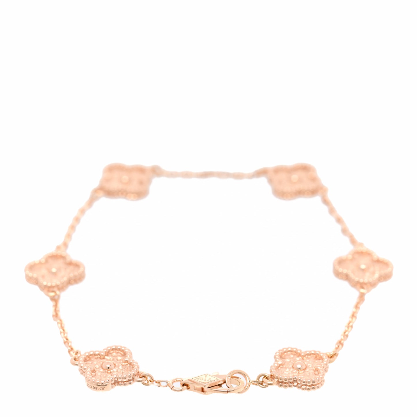 18K Rose Gold 6 Motifs Sweet Alhambra Bracelet