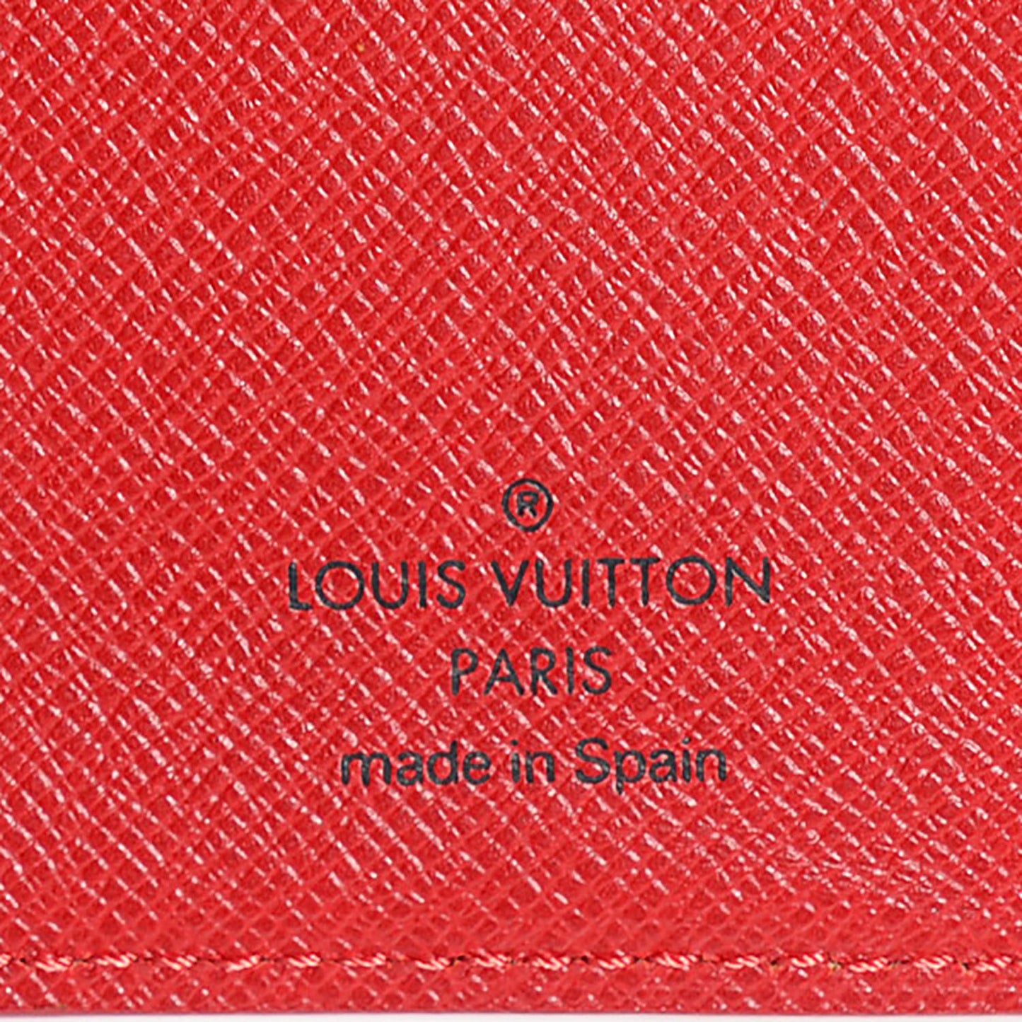 Epi Small Ring Agenda Cover Rouge