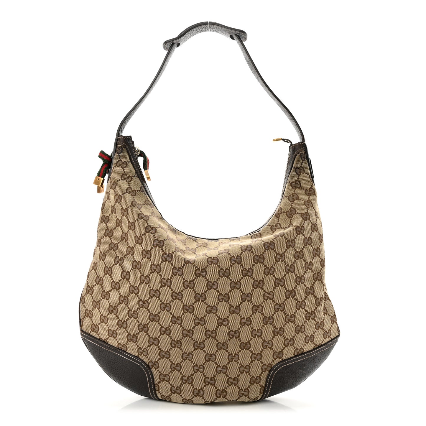 Monogram Large Princy Hobo Dark Brown