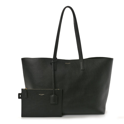 Saint Laurent Calfskin Large Shopping Tote Black 2 of 11