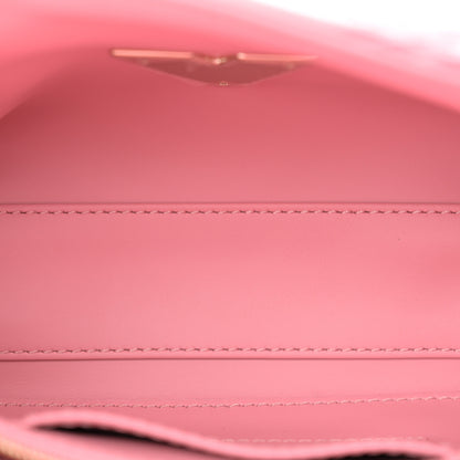 Louis Vuitton Lambskin Malletage Top Handle GO-14 MM Raspberry 5 of 9