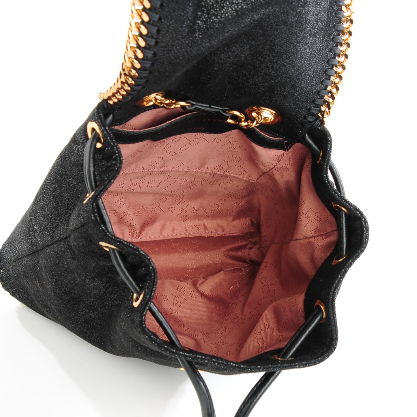 Shaggy Deer Mini Falabella Backpack Black