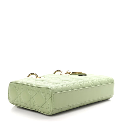 Christian Dior Lambskin Cannage Medium Lady D-Joy Pastel Peyote Green 4 of 8