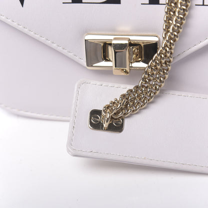 Valentino Garavani Calfskin VLTN Small Shoulder Bag White 9 of 14