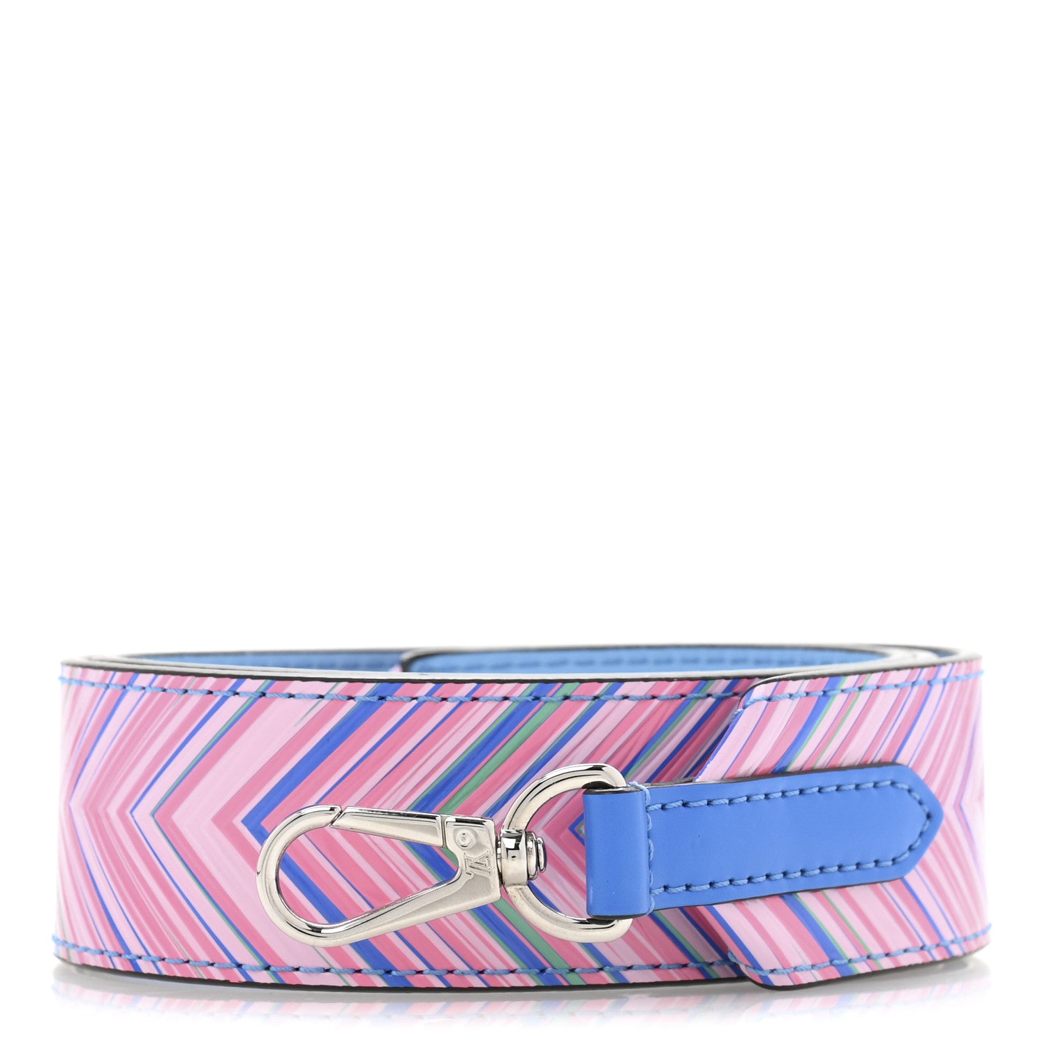 Louis Vuitton Epi Tropical Bandouliere Shoulder Strap Blue Rose 1 of 7