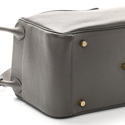 Hermes Taurillon Clemence Lindy 30 Etain 9 of 11
