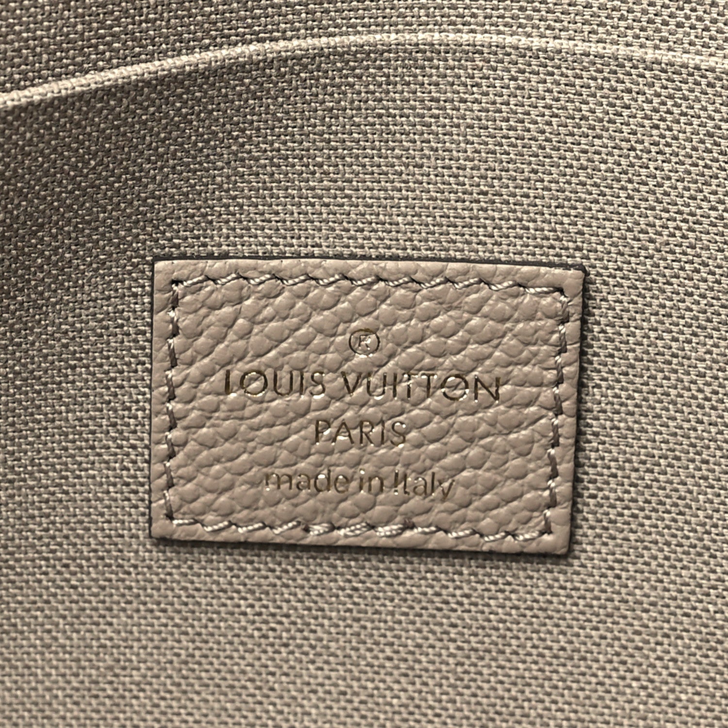 Louis Vuitton Empreinte Monogram Giant Felicie Pochette Tourterelle Creme 7 of 11