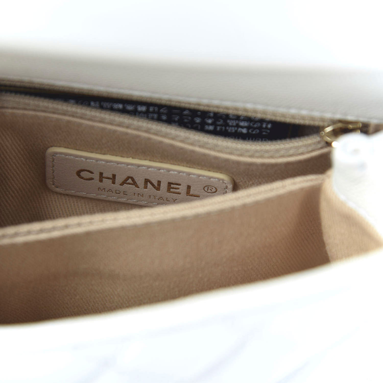 Chanel Iridescent Caviar Quilted Extra Mini Coco Handle Flap Ivory 8 of 11