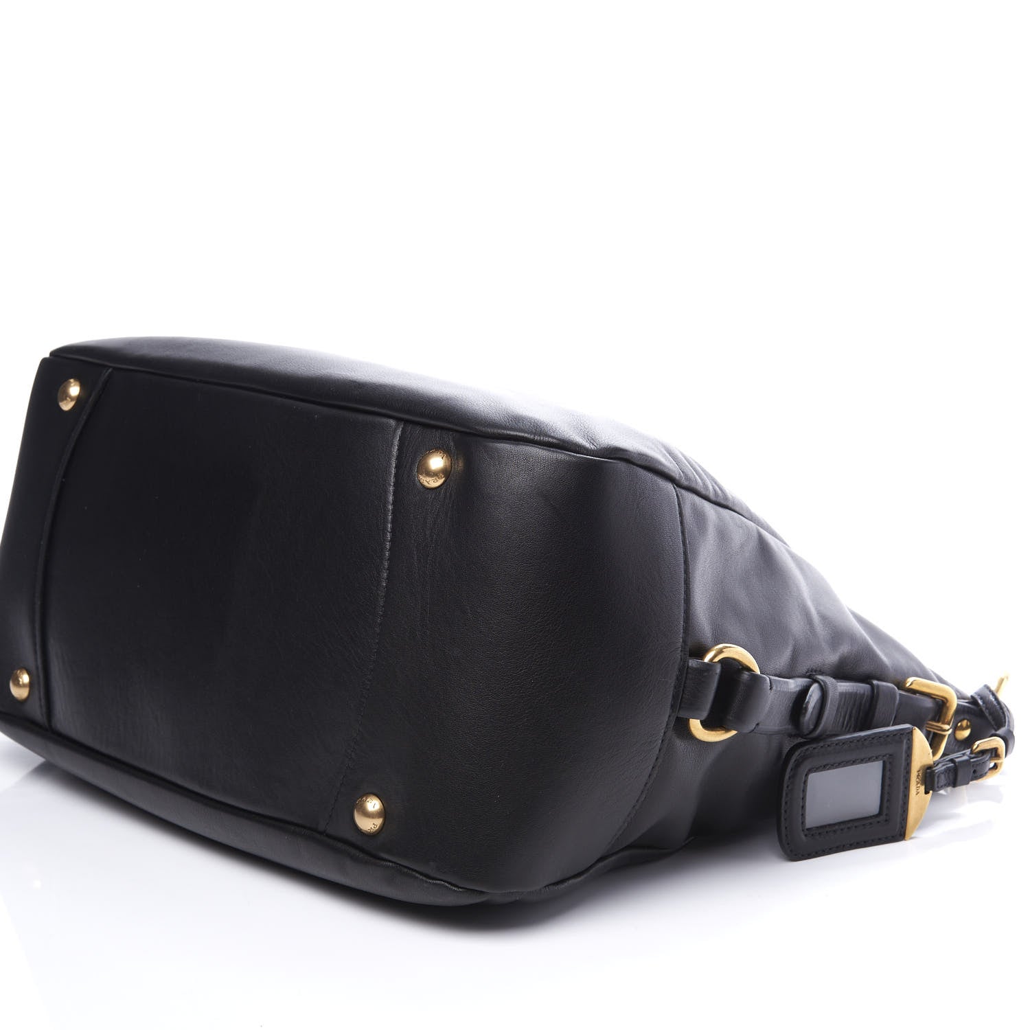 Prada Soft Calfskin Hobo Black 6 of 10