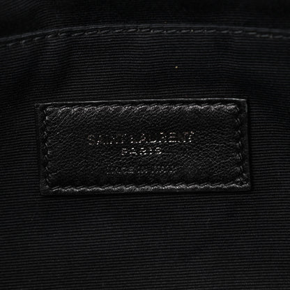 Saint Laurent Calfskin Monogram Belt Bag Black 6 of 10