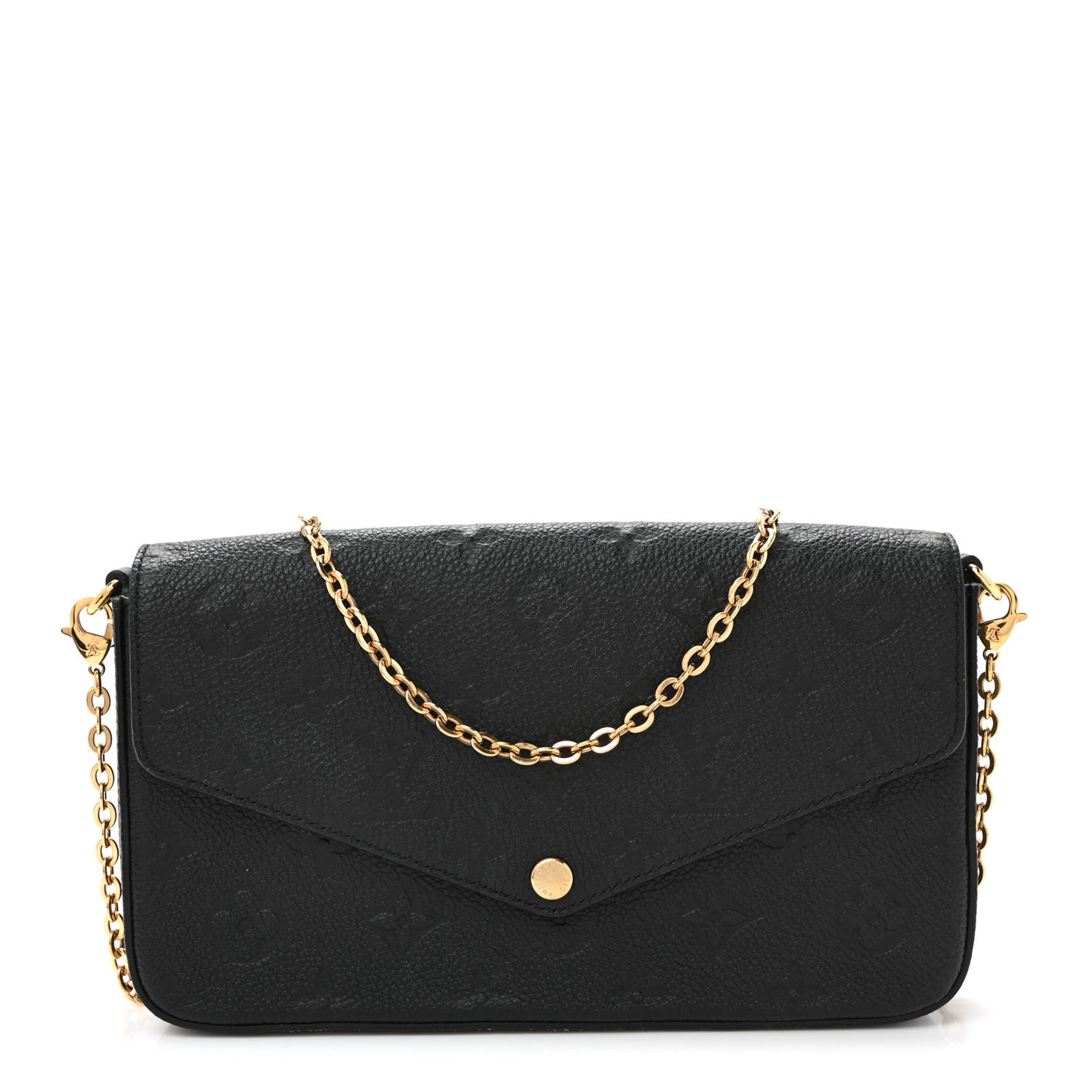 Empreinte Pochette Felicie Chain Wallet Black