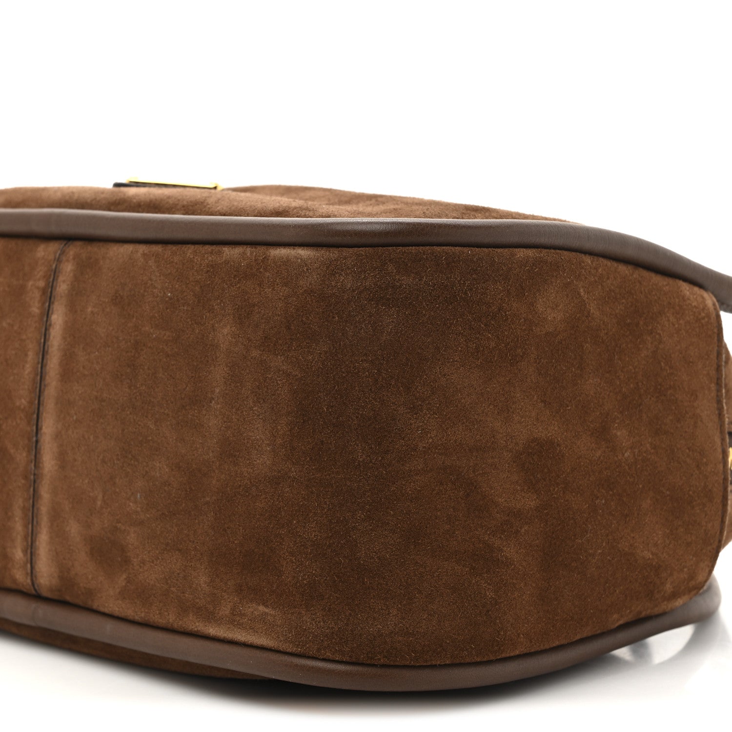 Prada Camoscio Darling Shoulder Bag Cocoa Brown 8 of 10