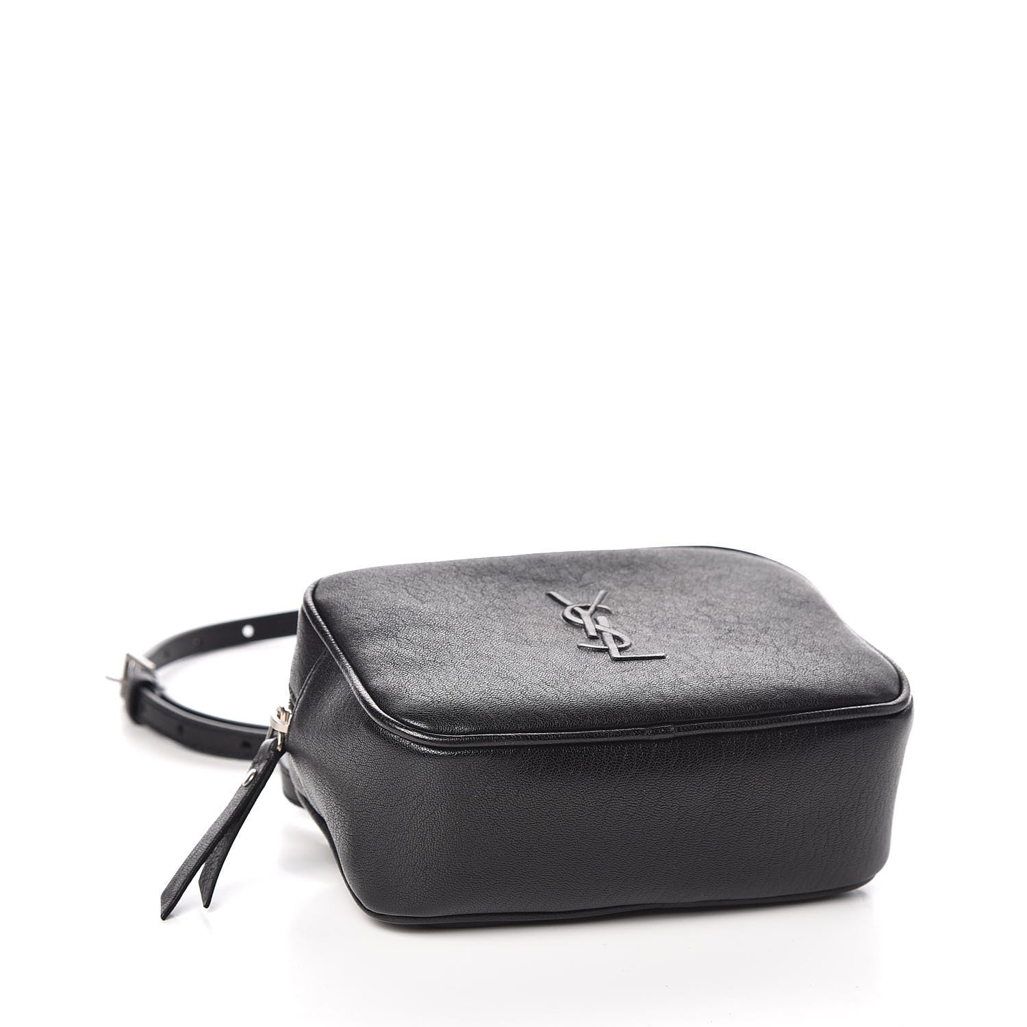 Saint Laurent Lambskin Monogram Lou Belt Bag Black 4 of 10