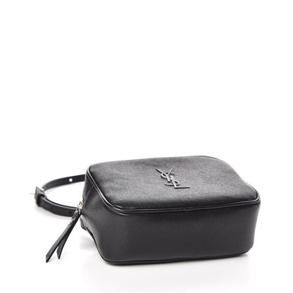 Saint Laurent Lambskin Monogram Lou Belt Bag Black 4 of 10