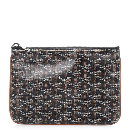 Goyard Goyardine Senat Pochette PM Black Gold 1 of 9