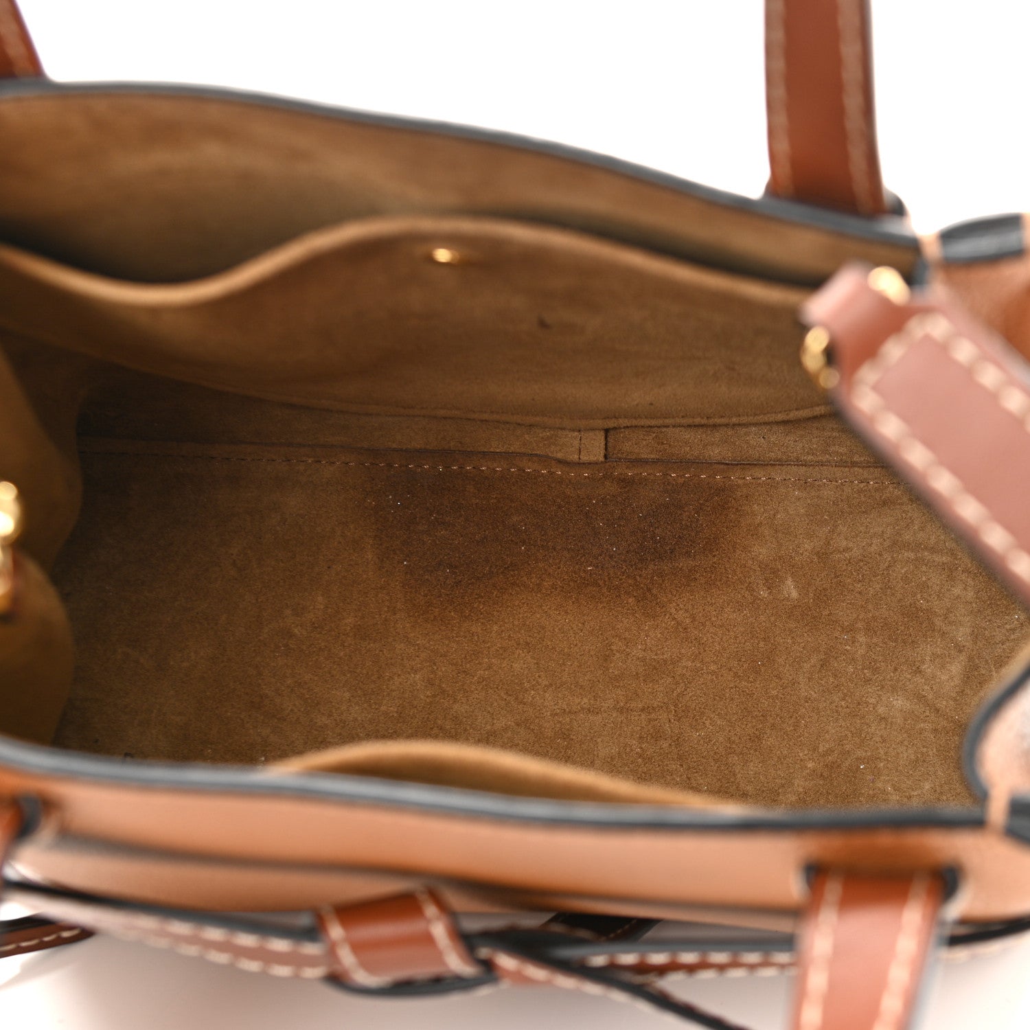 Loewe Calfskin Mini Gate Tote Caramel 5 of 15