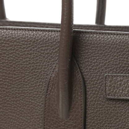 Saint Laurent Grained Calfskin Small Sac De Jour Earth 15 of 18
