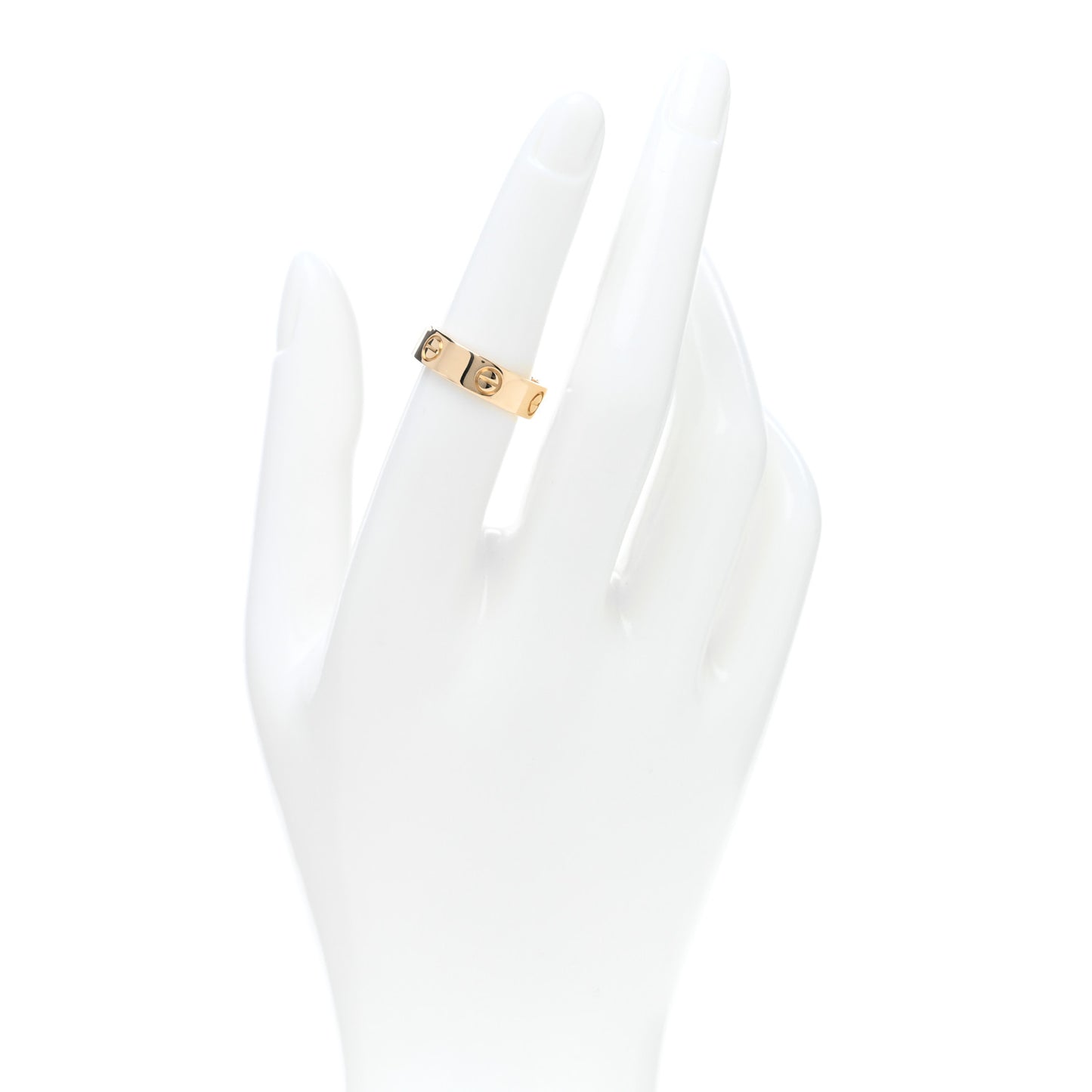 18K Yellow Gold 5.5mm LOVE Ring 53 6.25