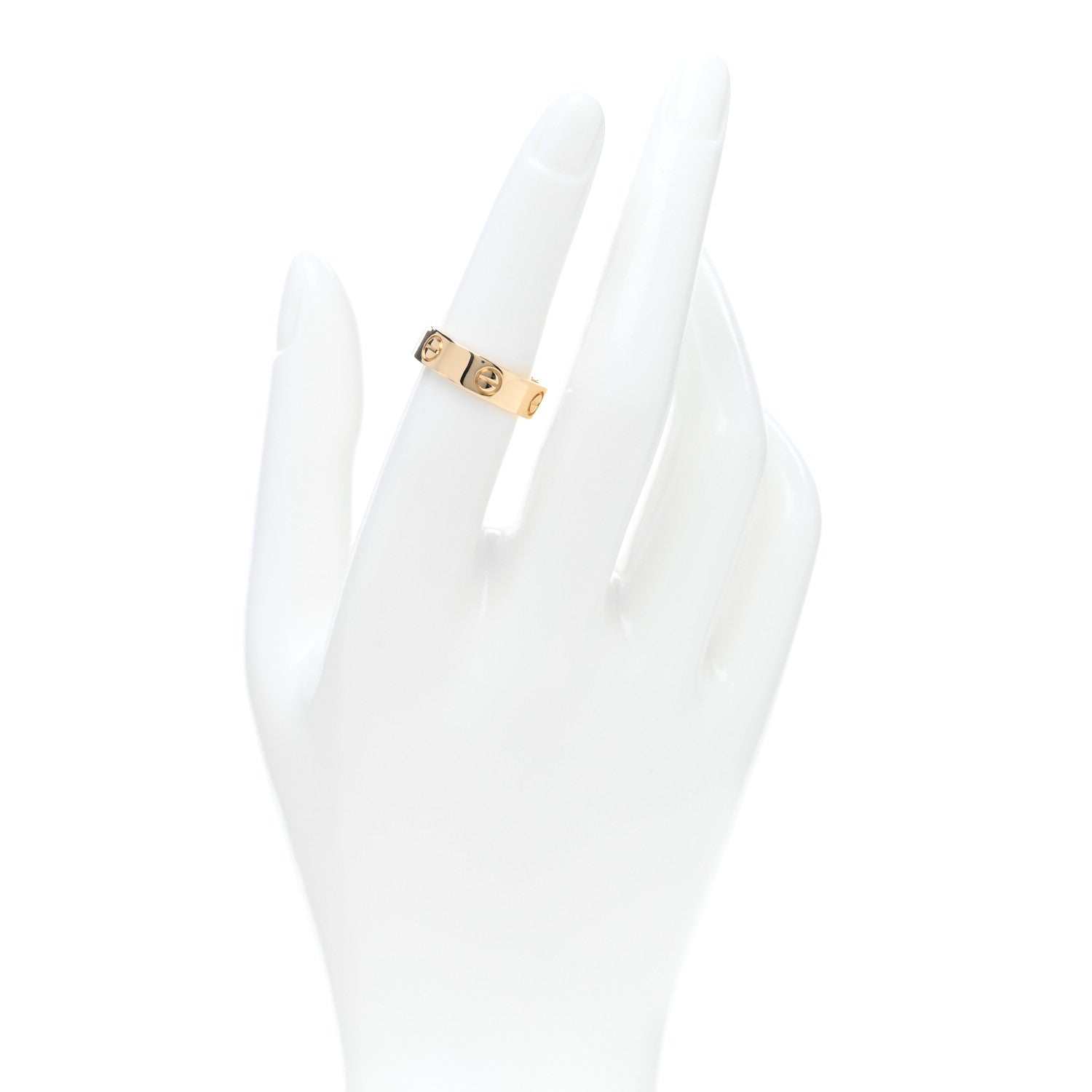 Cartier 18K Yellow Gold 5.5mm LOVE Ring 53 6.25 2 of 4