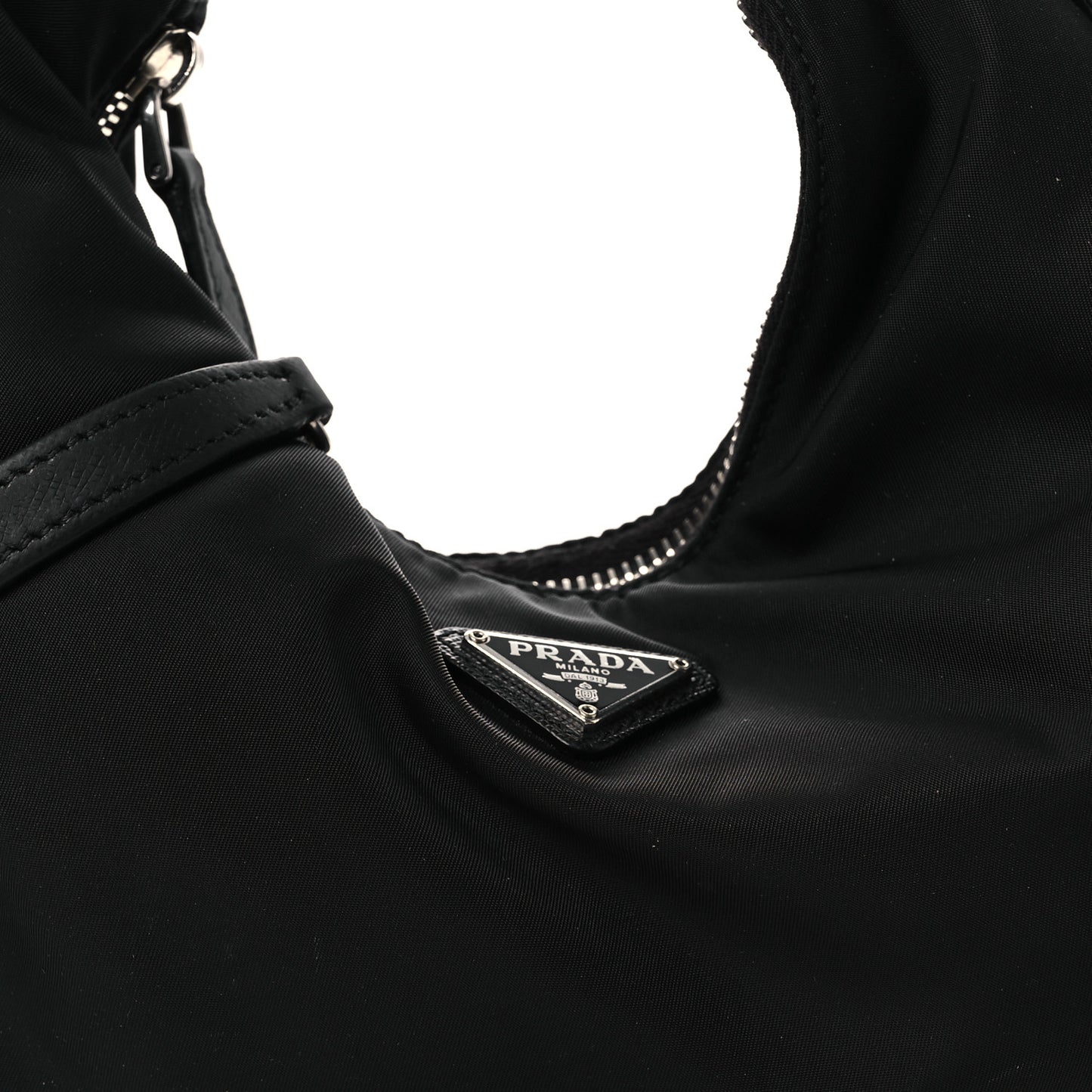 Tessuto Nylon Saffiano Re-Edition 2006 Shoulder Bag Black Black