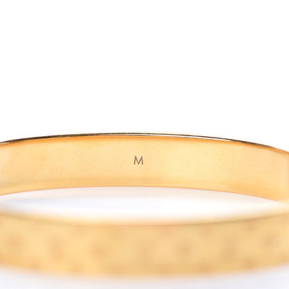 Louis Vuitton Brass Monogram Nanogram Cuff M Gold 4 of 8