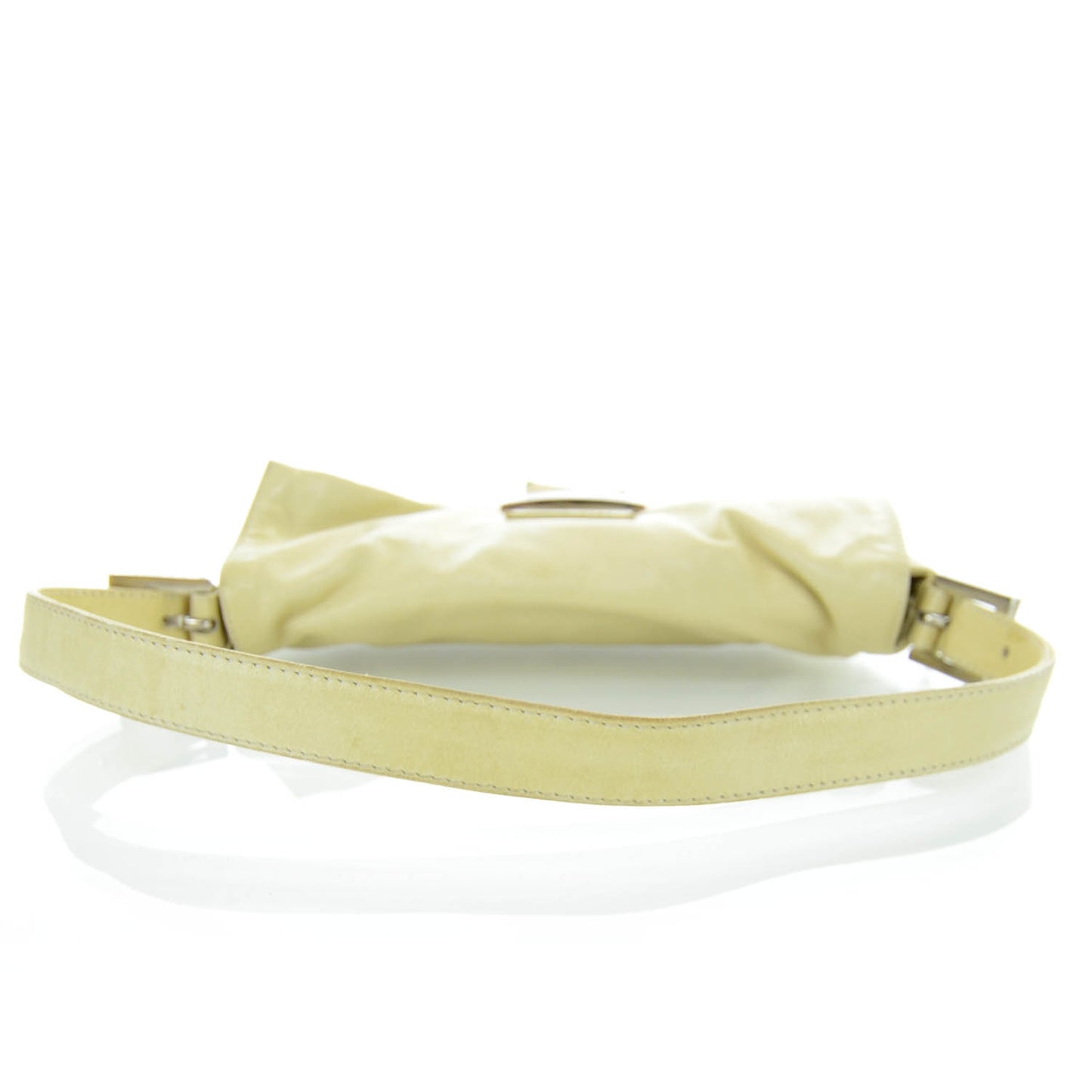 Leather Baguette Beige