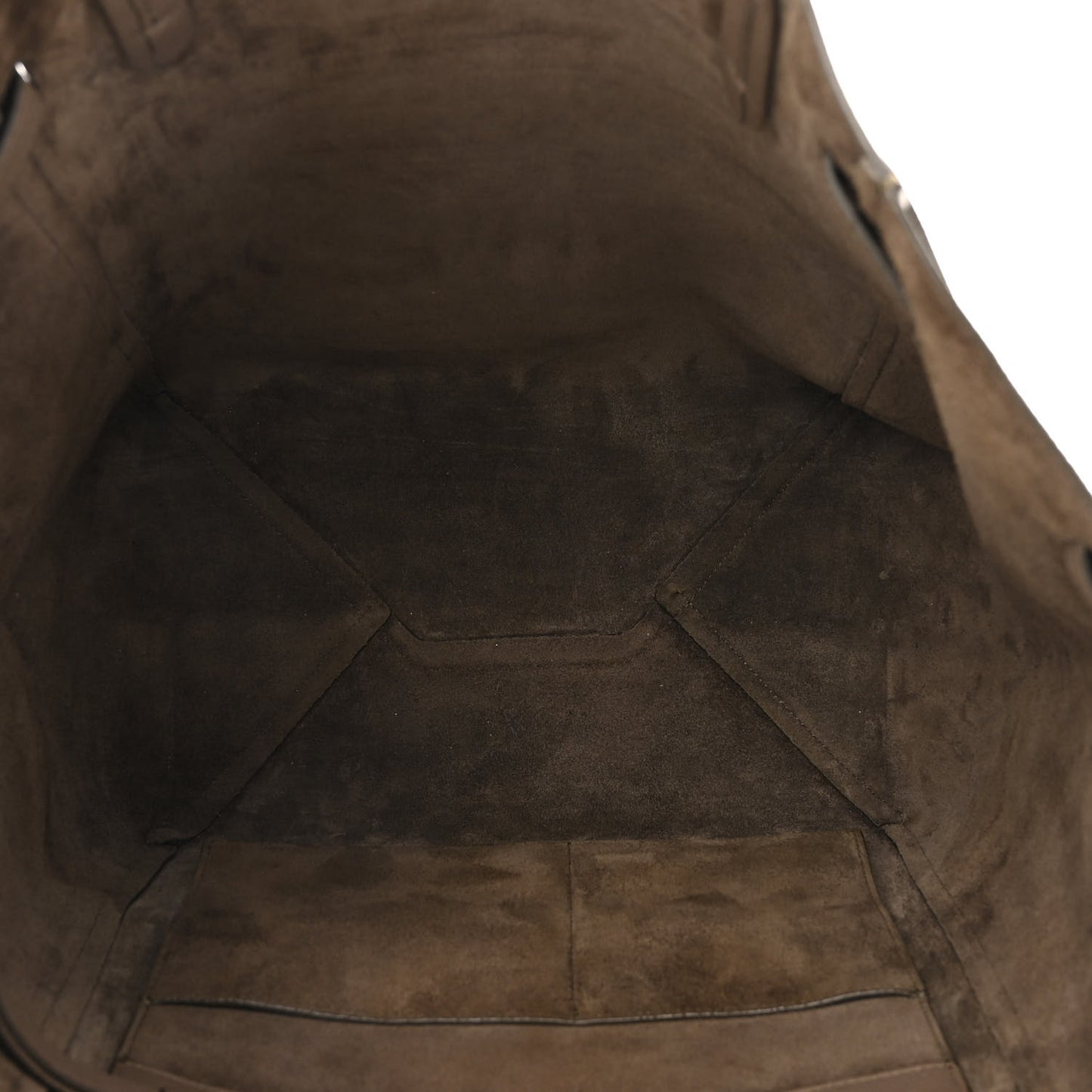 Soft Grained Calfskin Small Belt Cabas Phantom Taupe