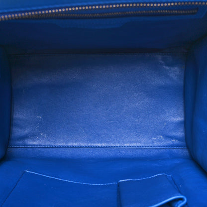 Celine Smooth Calfskin Mini Luggage Royal Blue 5 of 11