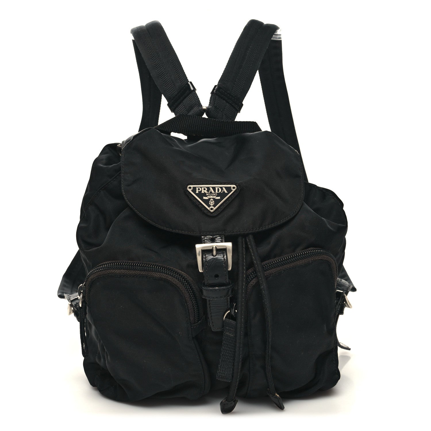 Prada Nylon Vela Small Backpack Black 1 of 10