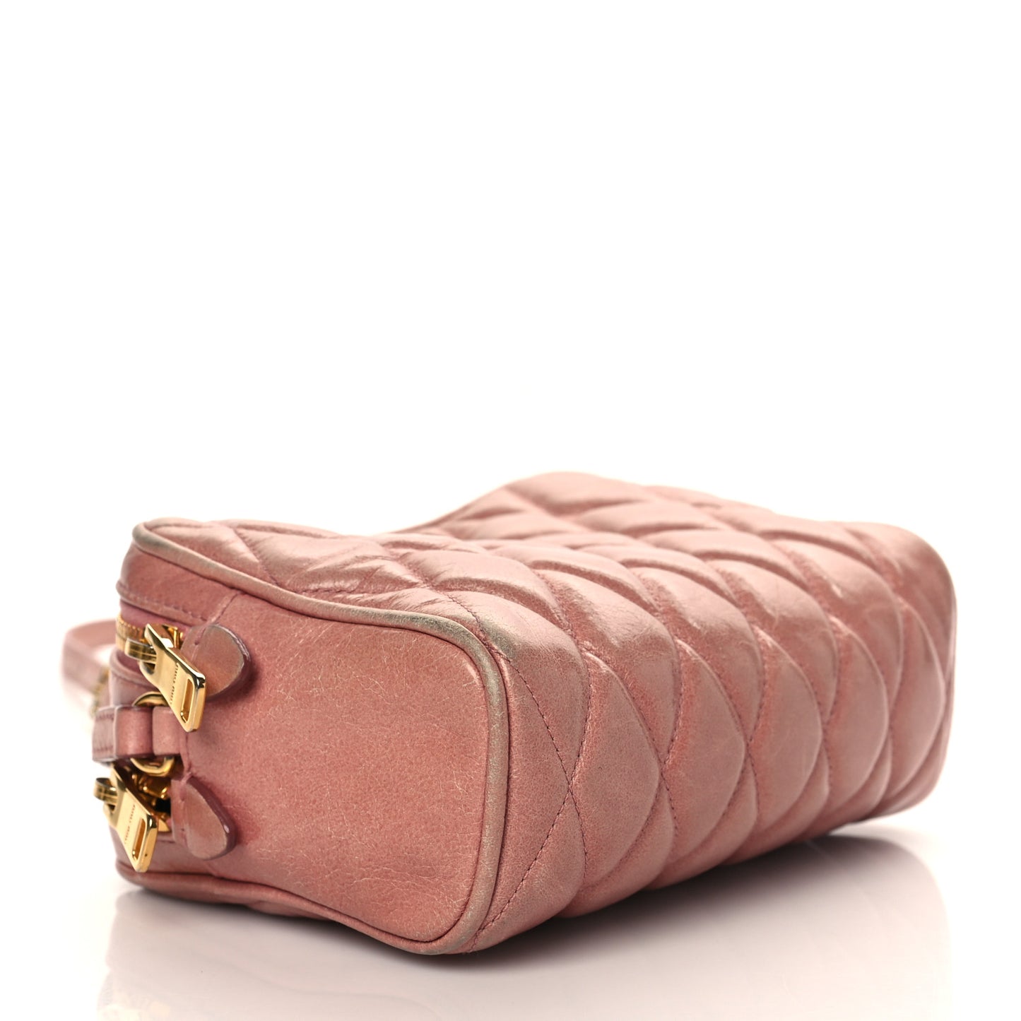 Vitello Shine Quilted Camera Bag Loto