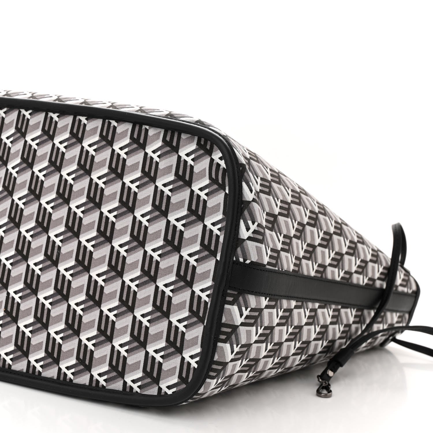 MCM Visetos Large Liz Reversible Shopper Tote Black 15 of 15