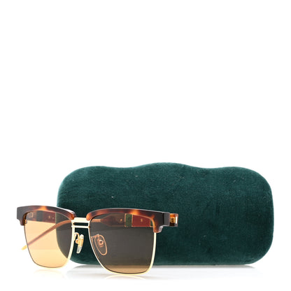 Gucci Squared Aviator GG Sunglasses GG0603S Tortoise 8 of 8
